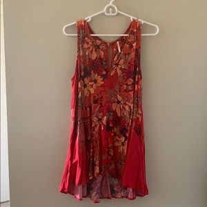 Free People floral mini dress